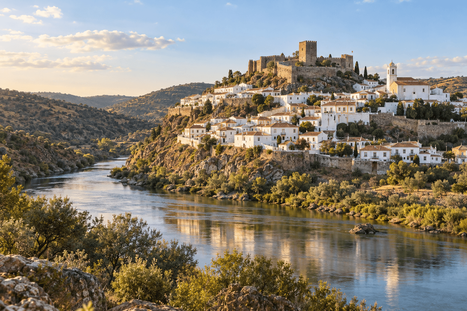 Mértola y Alcoutim: tour privado del Guadiana desde Faro