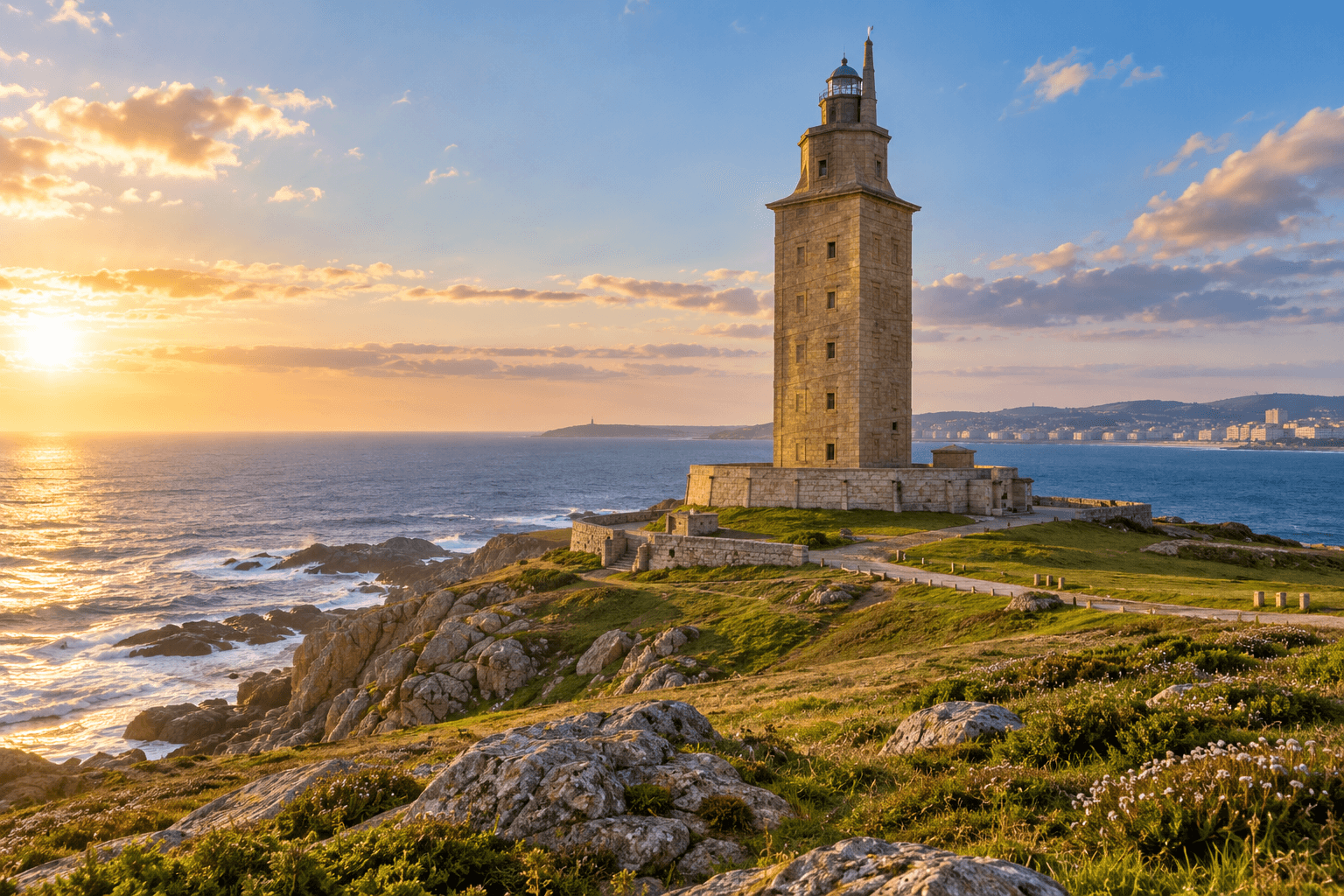 Santiago y A Coruña: tour privado de dos días por Galicia